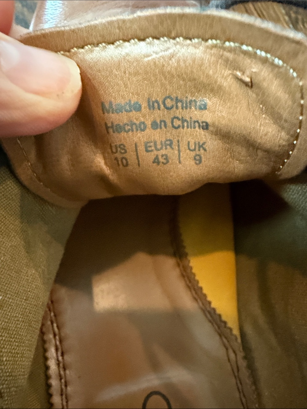 Aldo Men's Cognac Brown Leather Oxfords - Picture 3 of 12